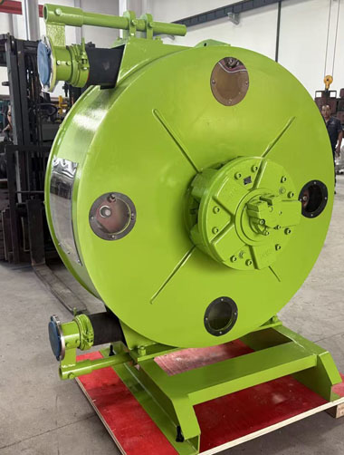 中鐵某局軟管泵配液壓馬達(dá)泵送礦漿 